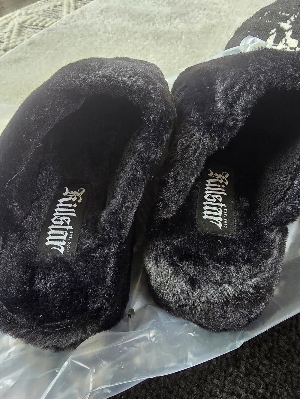 Killstar Midnight Moth Platform Slippers - Picture 4 of 7